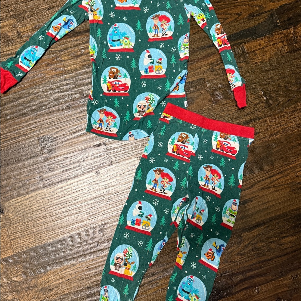 Little Sleepies 3T Pixar Christmas PJs 2 piece set